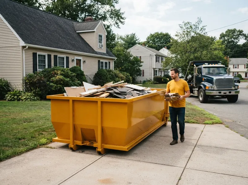 10-Yard Dumpster Rental in Springfield, MA