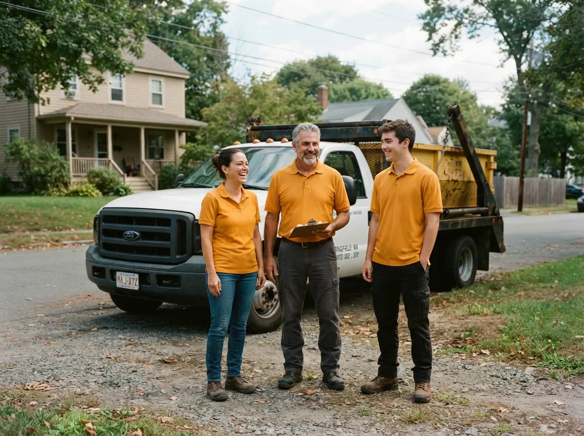 Ready Bin Dumpster Rental dumpster rental service team in Springfield, MA